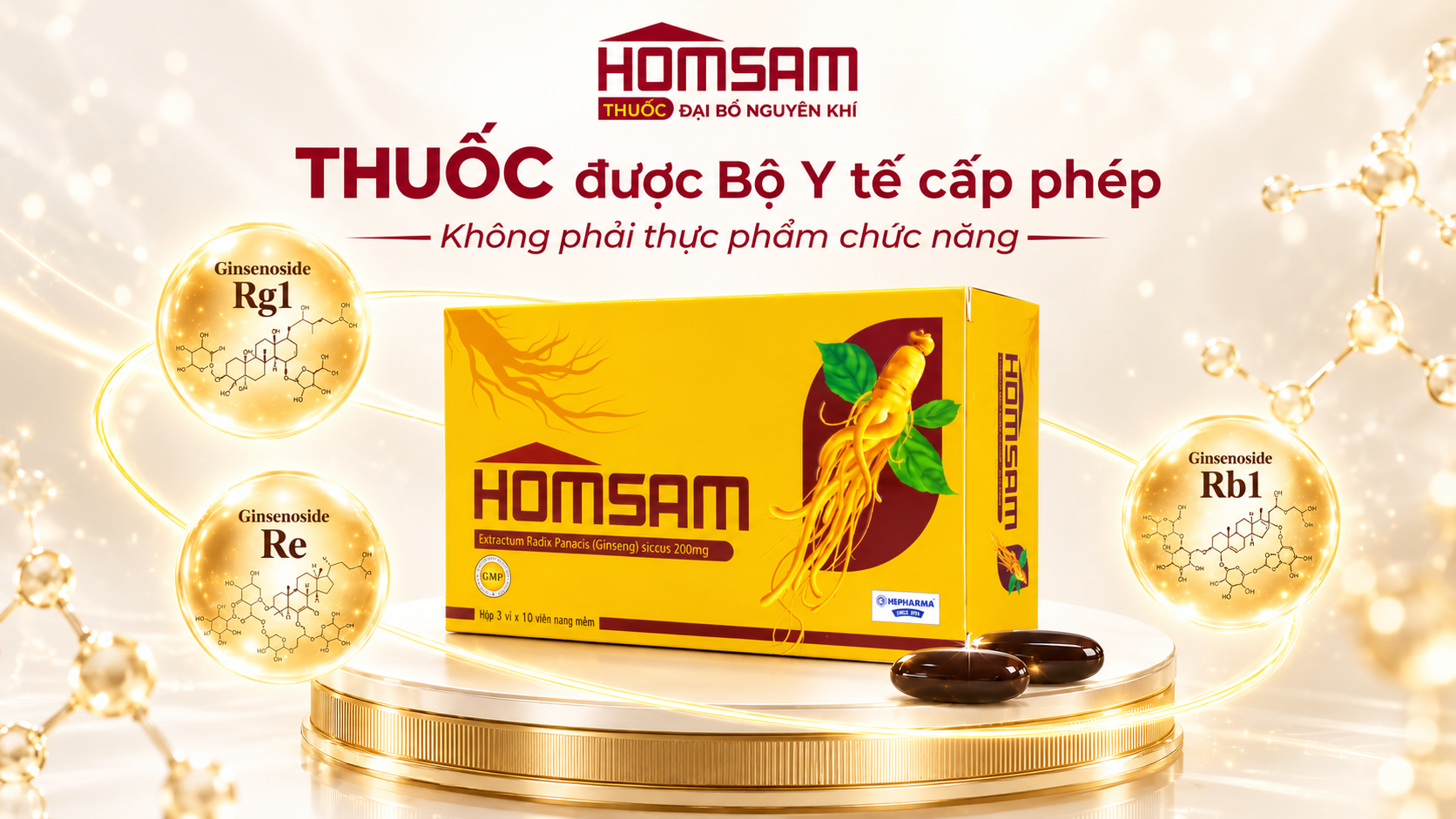 homsam thuốc được bộ y tế cấp phép