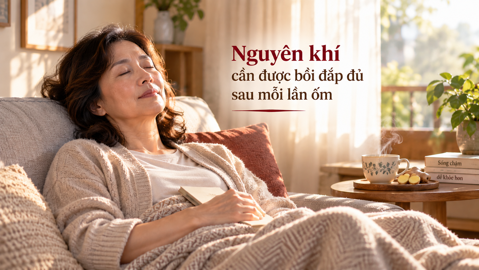 nguyên khí chưa phục hồi hoàn toàn sau ốm cần bồi đắp