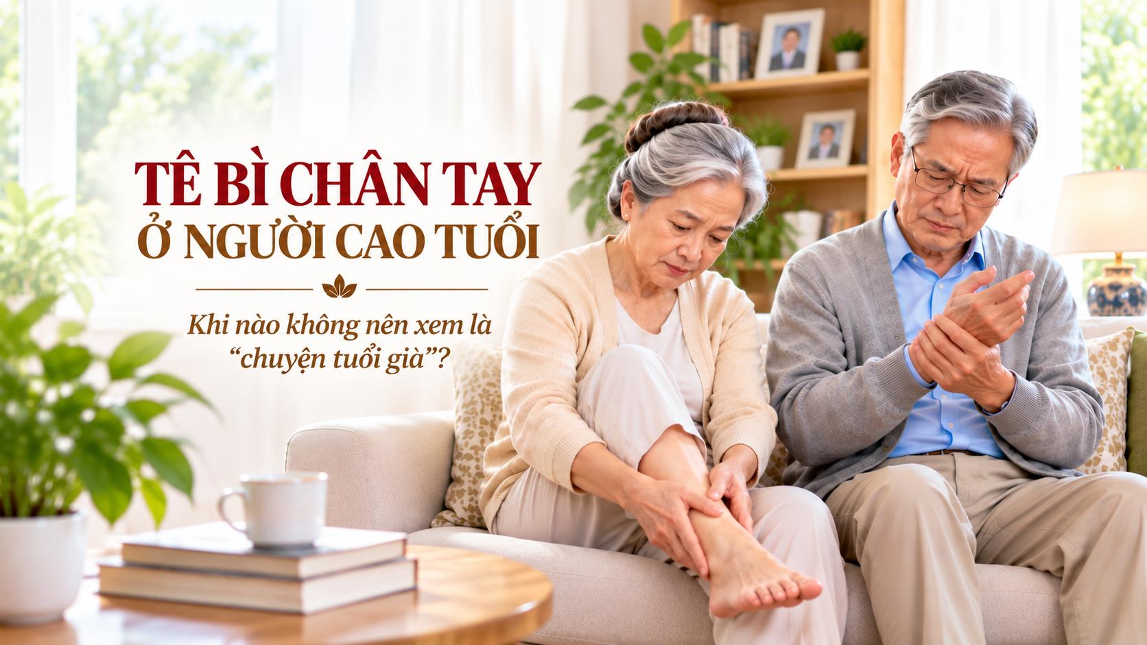 tê bì chân tay người cao tuổi nguyên nhân dấu hiệu cấp cứu