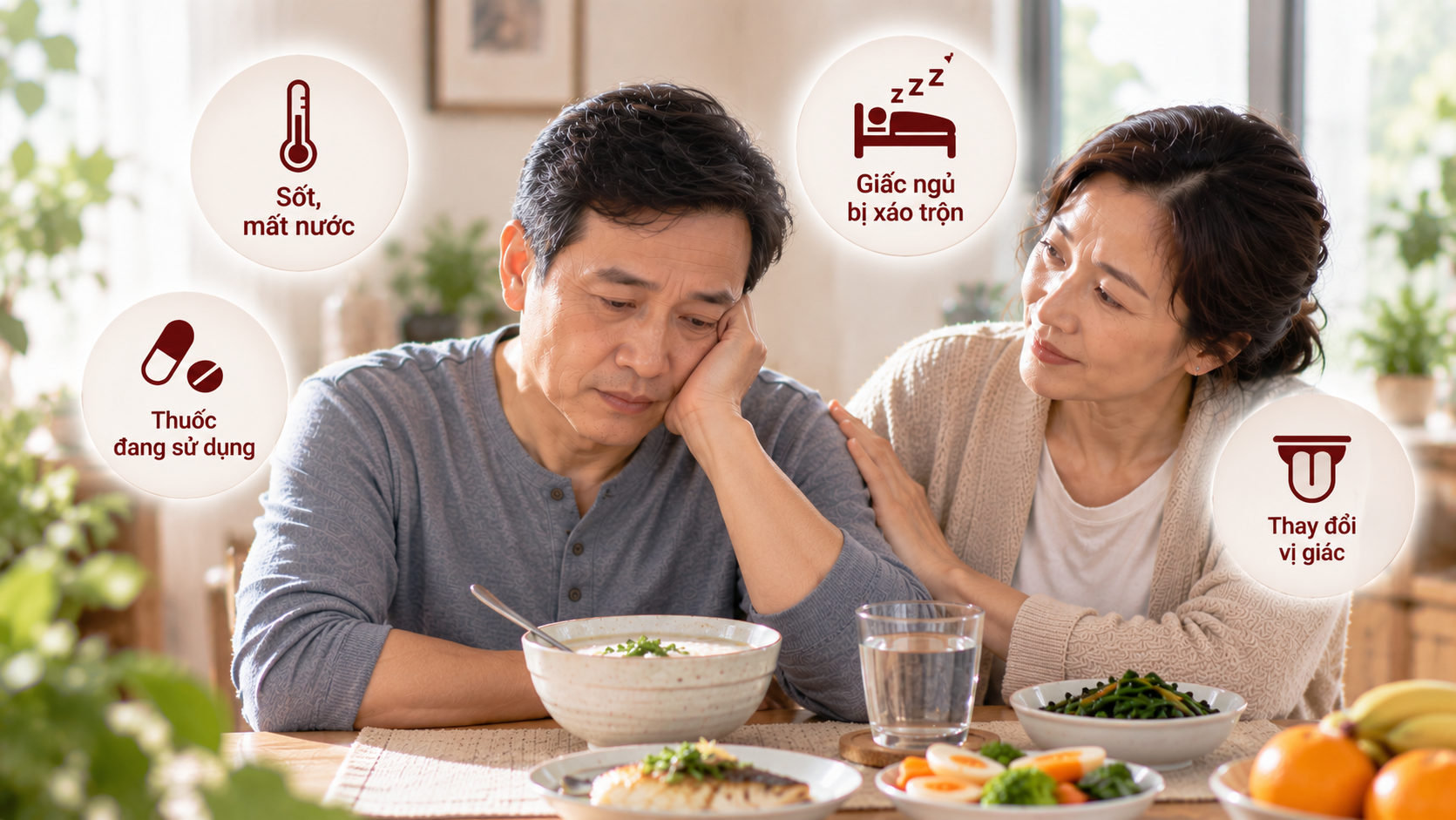 nguyên nhân chán ăn mệt mỏi sau ốm sốt mất nước thuốc