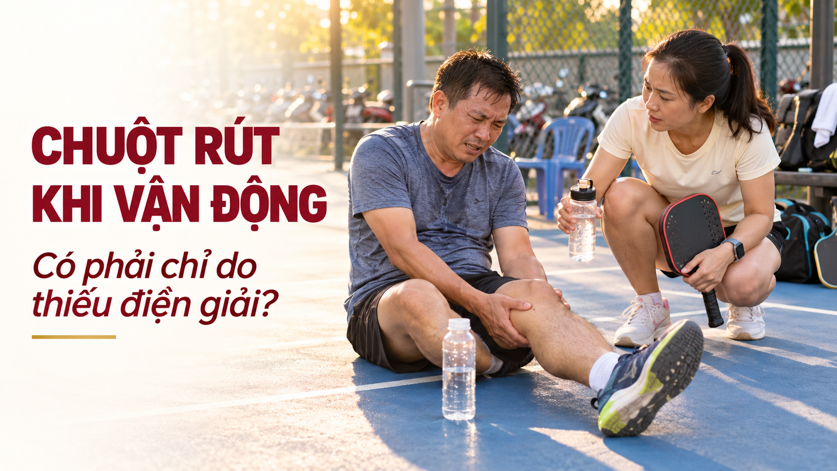 chuột rút khi vận động có phải chỉ do thiếu điện giải