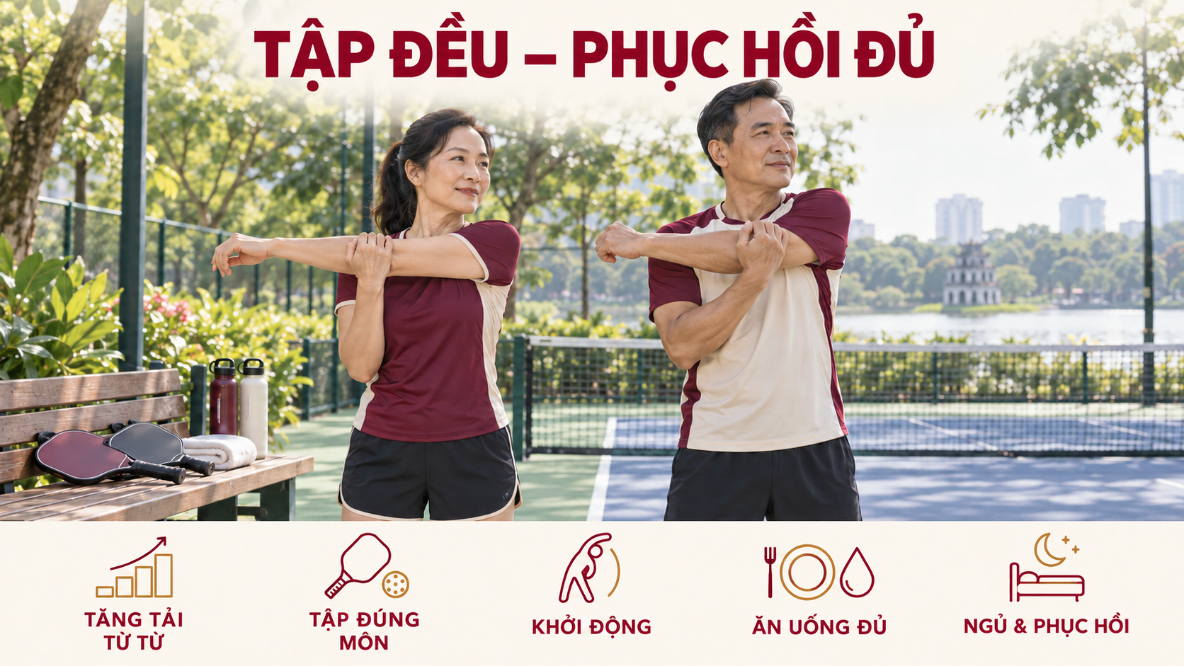 Năm nguyên tắc giúp duy trì thể lực khi chơi thể thao
